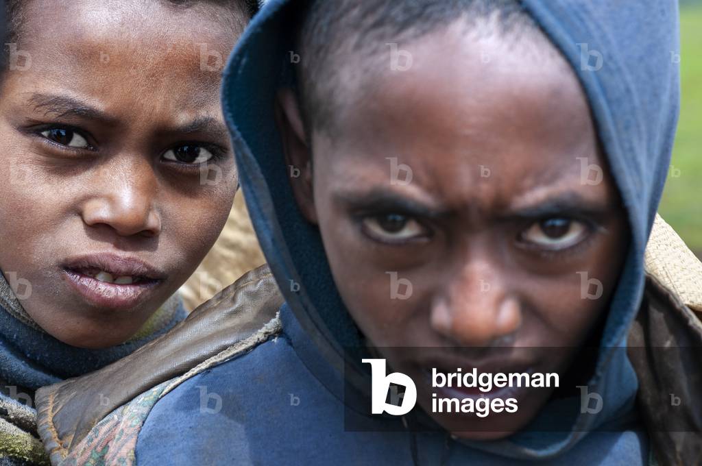 Local villagers in the Simien Mountains National Park, Amhara Region, Ethiopia  (photo)
