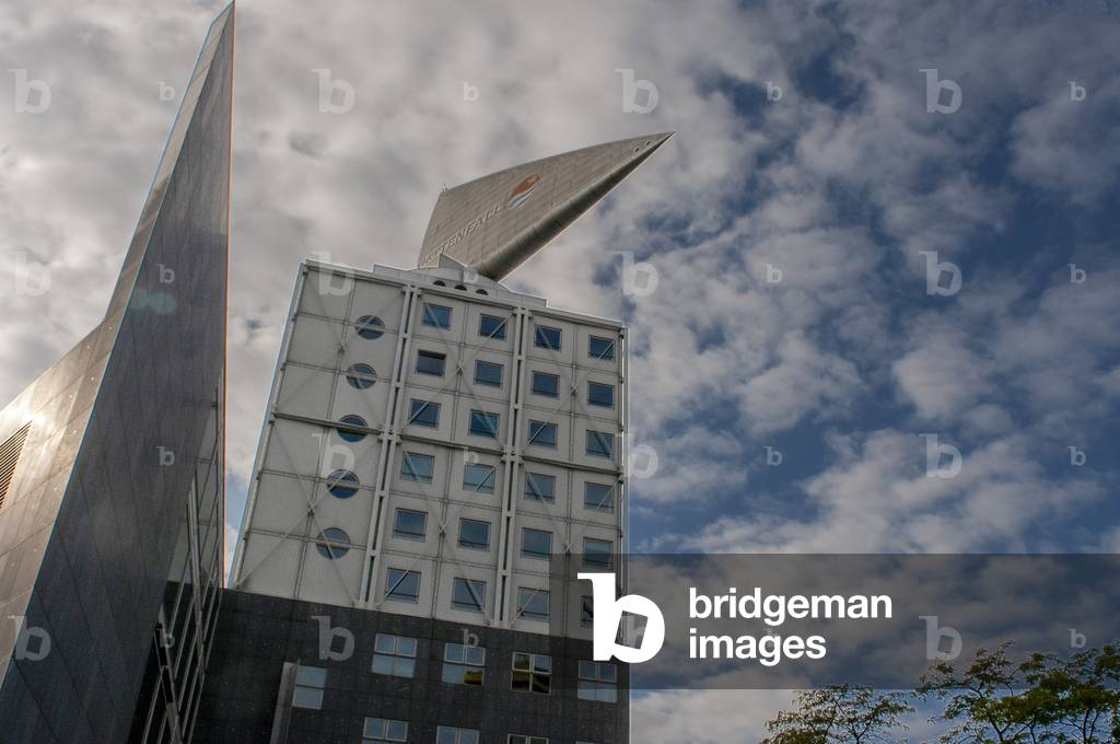 Vattenfall building, company headquarters in Puschkinallee Treptow, Berlin, Germany  (photo)
