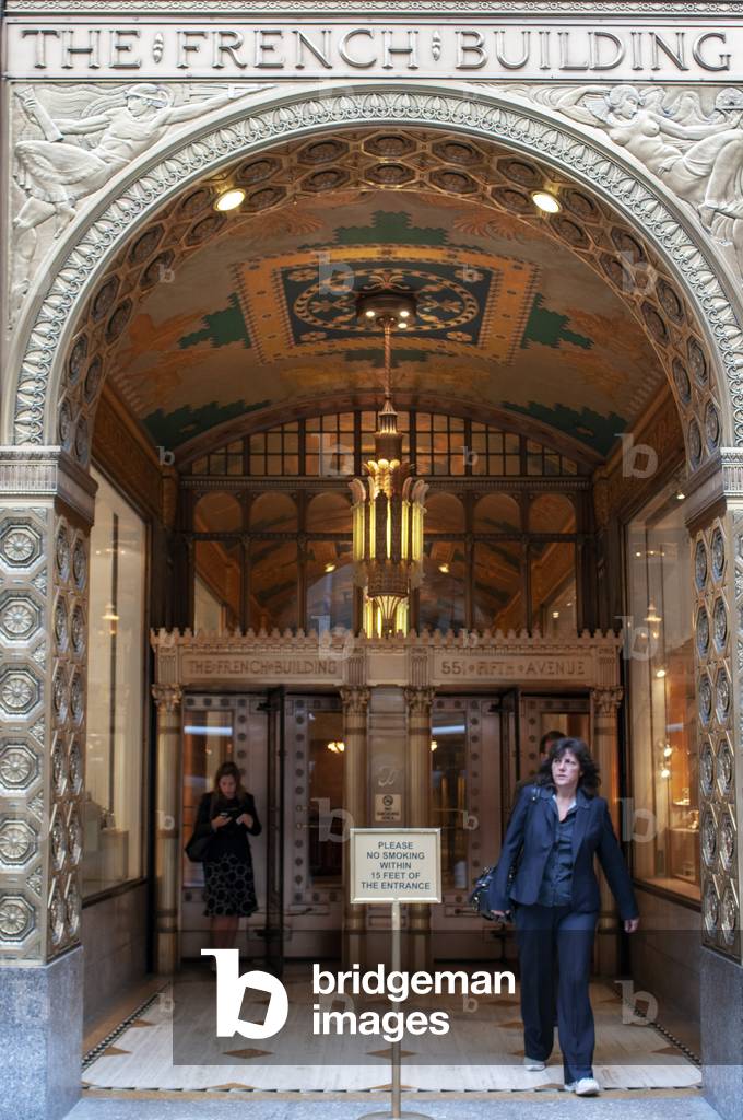 Entrance of The Fred F. French Building, Fifth Avenue, New York City, United States of America (photo)
