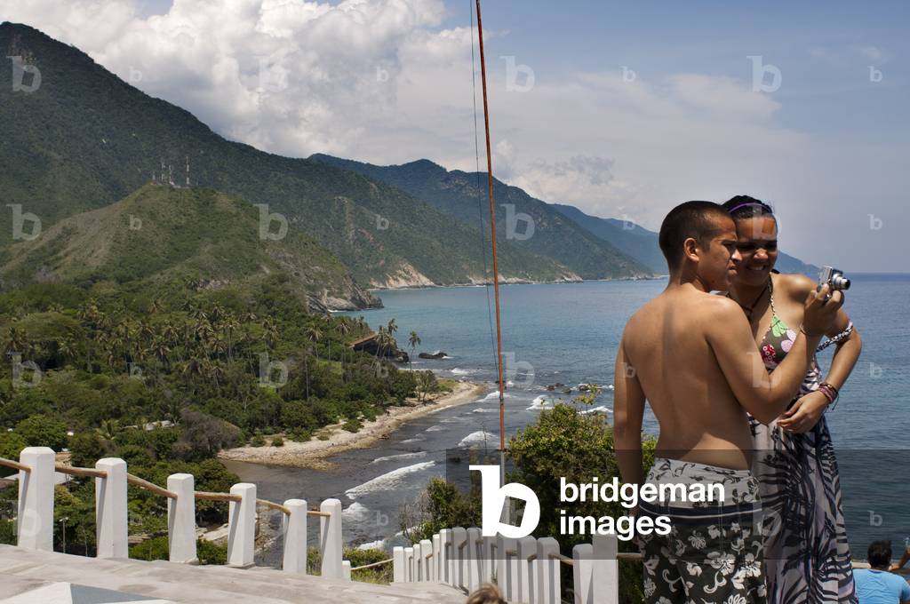 Landscape from Choroni lookout in Falcon state in Venezuela - Henri Pittier National Park, in Venezuela.  (photo)