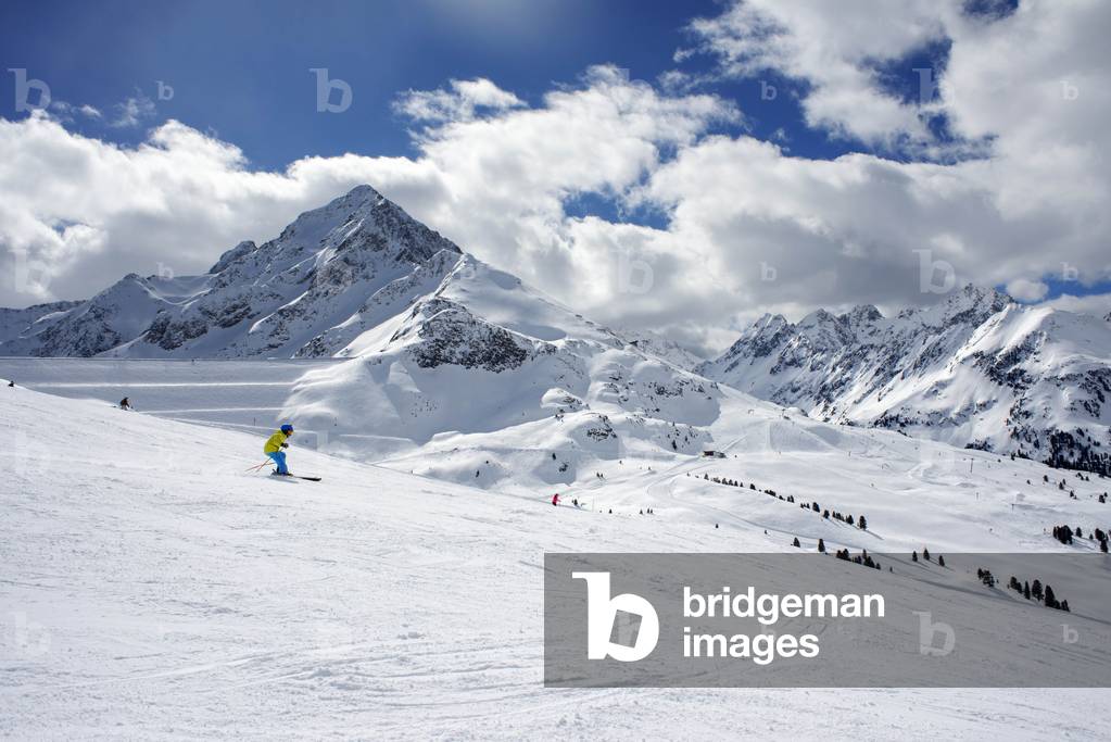 Kuhtai sky resort village and ski slopes near Innsbruck Tyrol Austria, 2020 (photo)
