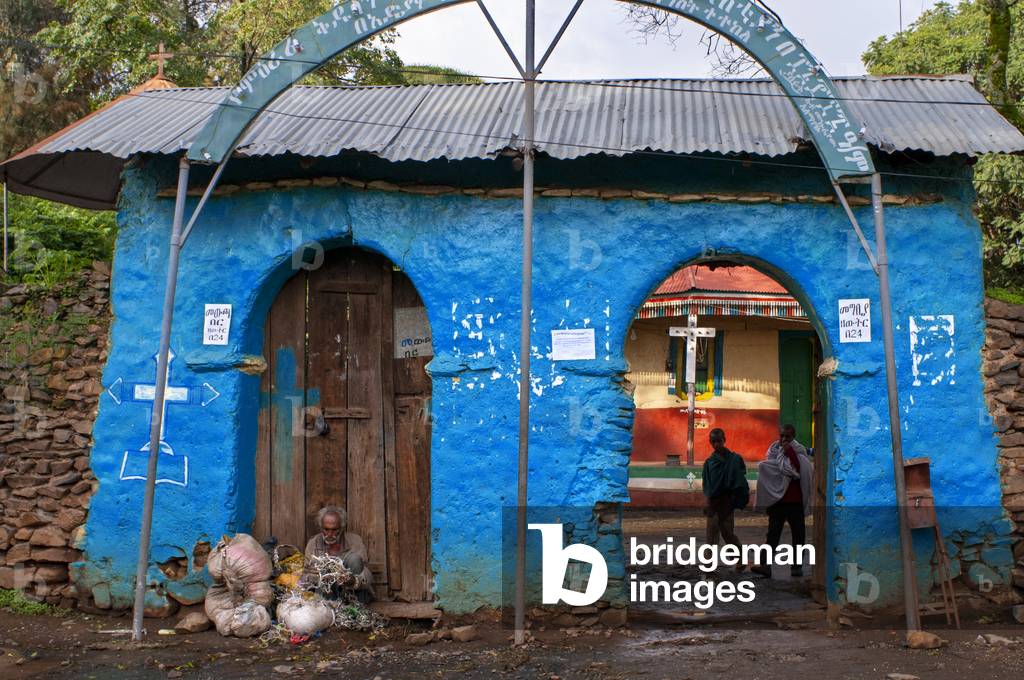Old church in Gondar, Ethiopia (photo)