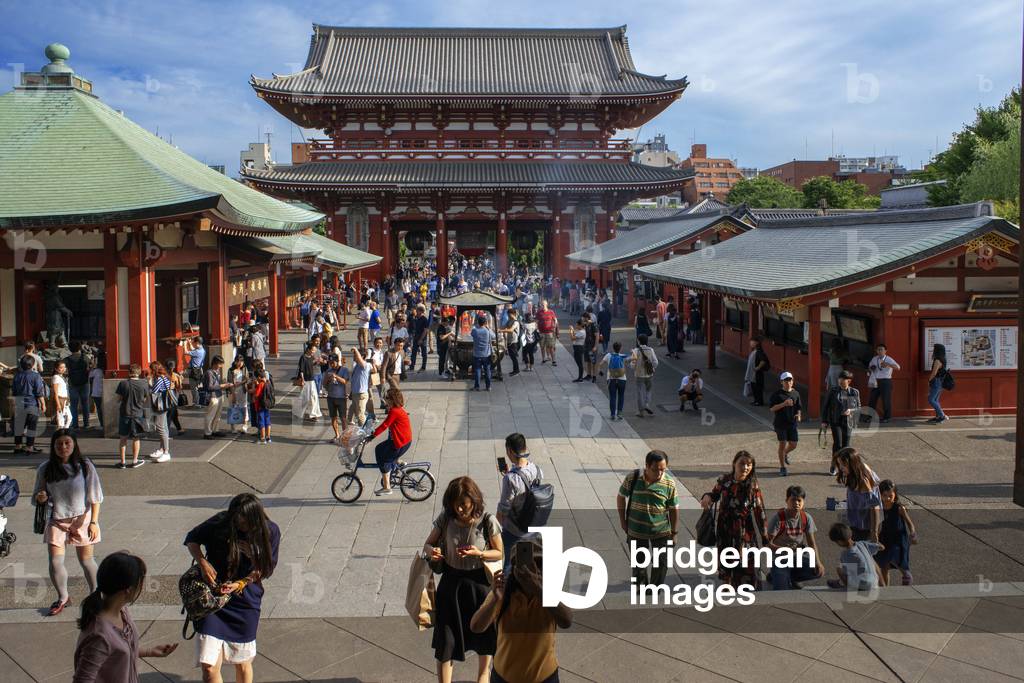 Senso-ji Temple at Asakusa in Tokyo, Japan, March 2020 (photo)