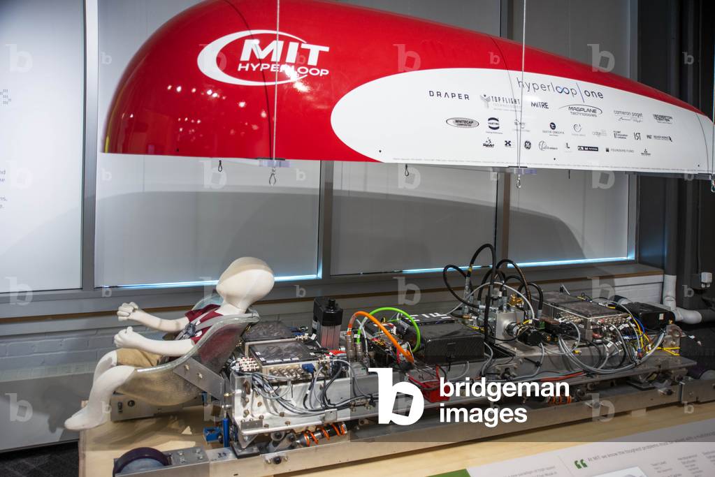 Inside MIT Museum Building, Cambridge, Boston, USA 2021 (photo)