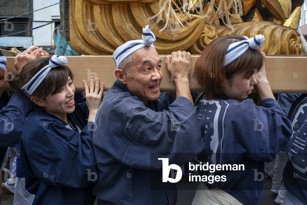 Tsukiji Shishi Matsuri: Tsukiji Lion Dance Festival, Tokyo, Japan, March 2020 (photo)