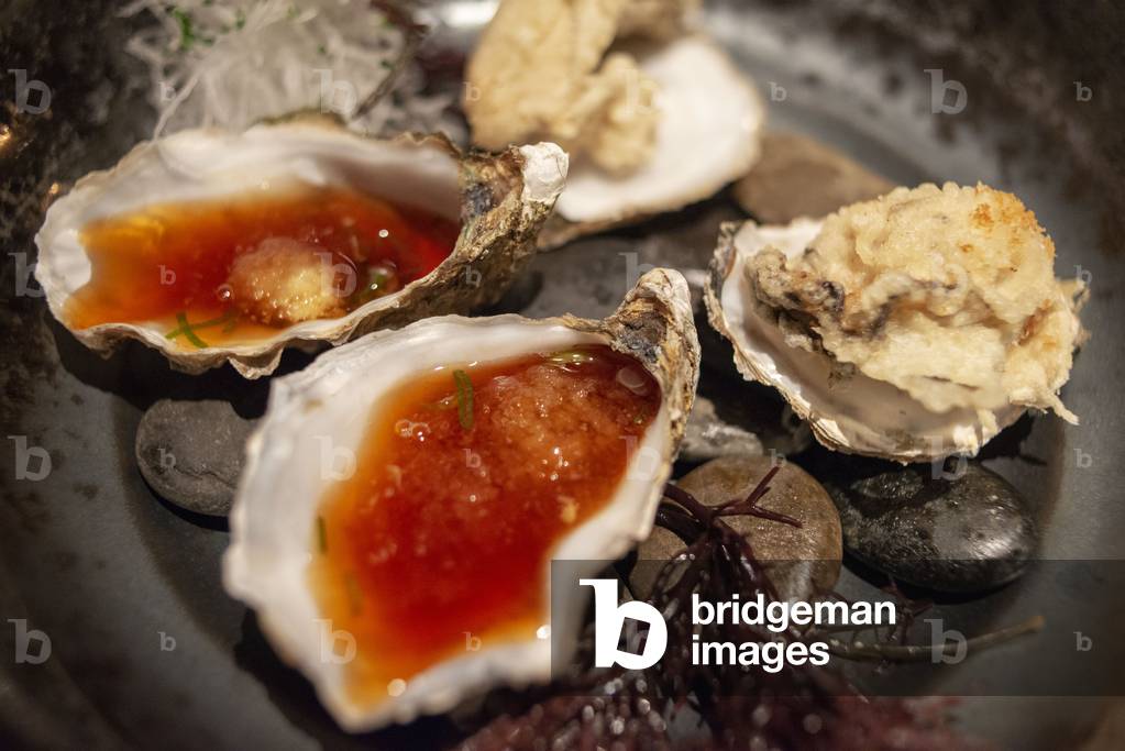 Delicatesen at Kabuki Raw japanese starred michelin at Finca Cortesin hotel in Malaga, Costa del Sol, Andalusia, Spain (photo)