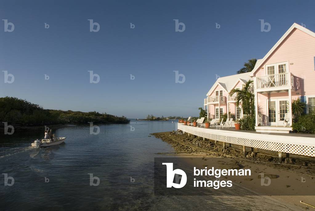 Typical loyalist house, Hope Town, Elbow Cay, Abacos, Bahamas (photo)