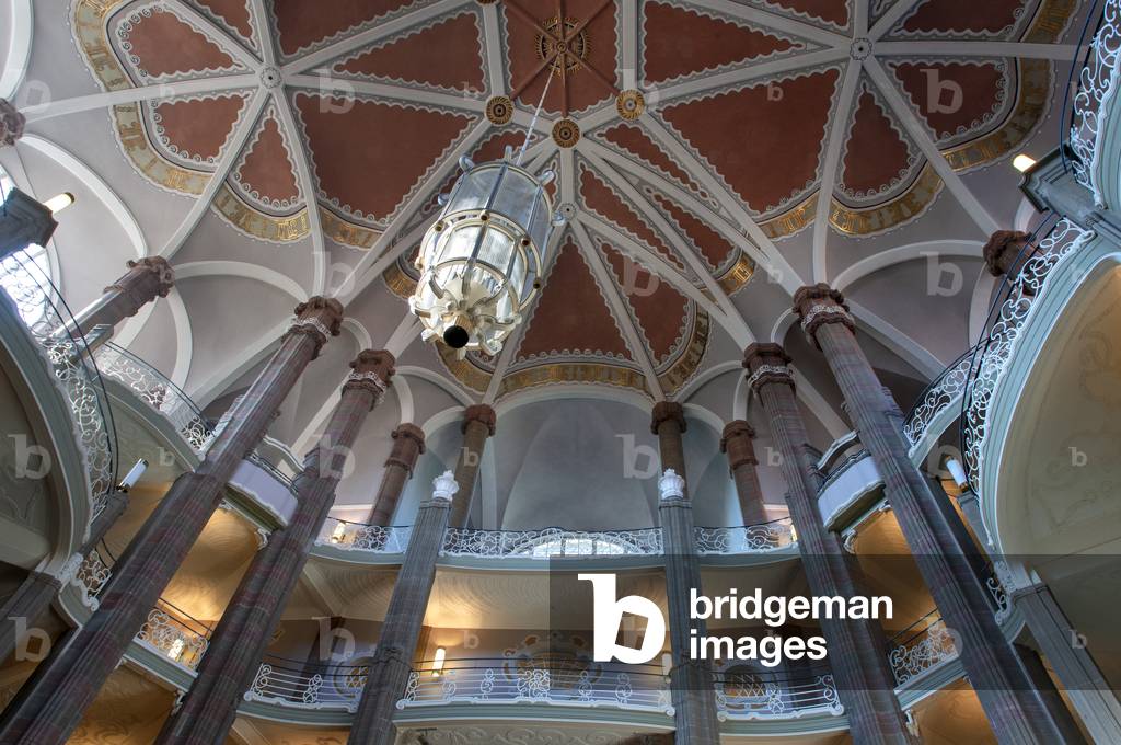 Art Nouveau splendor inside the Landgericht (regional court) building in Berlin-Mitte, Germany (photo)