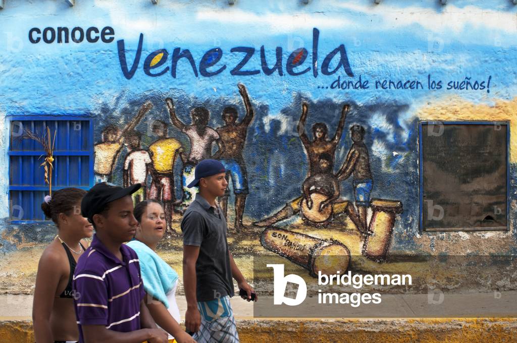 Street art in Choroni village in Falcon state in Venezuela - Morrocoy National Park, in Venezuela (photo)