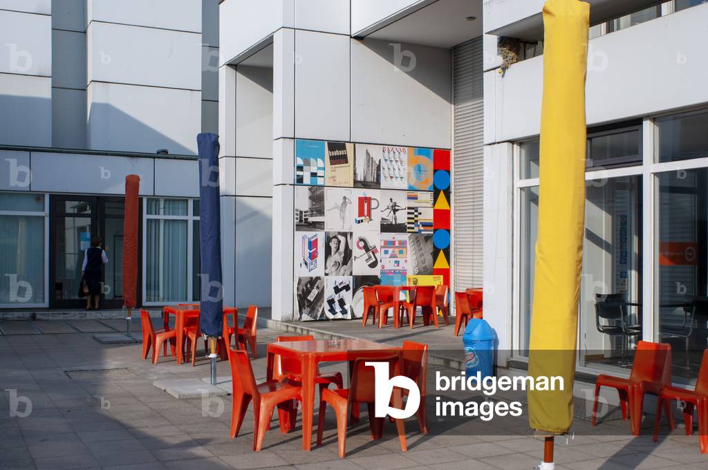 The Bauhaus building, Bauhaus Archive, Museum of design documentation centre with exhibition spaces designed by Walter Gropius in Tiergarten Berlin, Germany (photo)