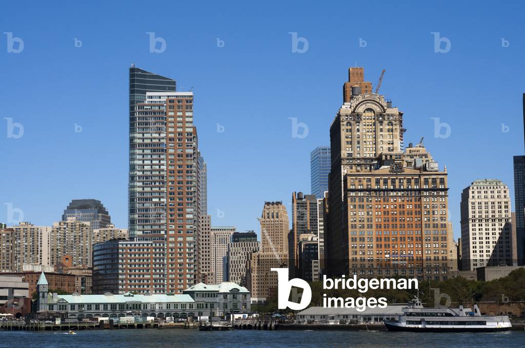 Skyline of Lower Manhattan, financial districk, New York city, USA (photo)