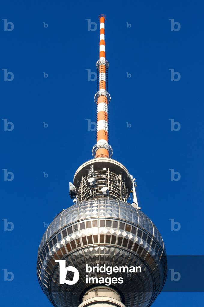 berlin Fernsehturm TV Tower, at 368 meters, the highest building in Germany, Berlin, Germany, Europe (photo)