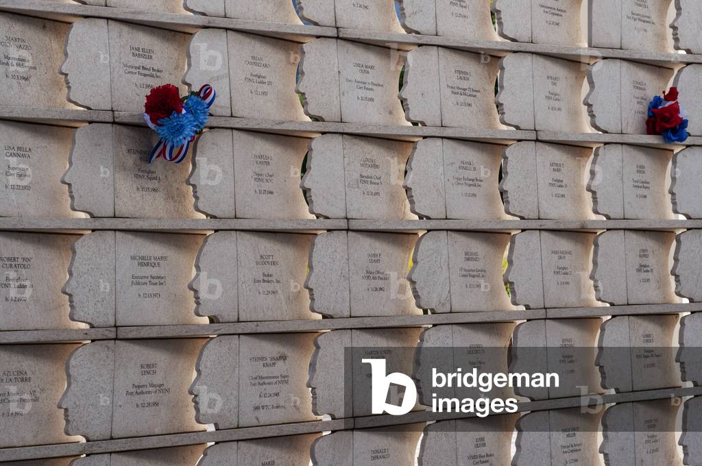 September 11 Memorial on Staten Island, views of Manhattan, Staten Island, New York, United States (photo)