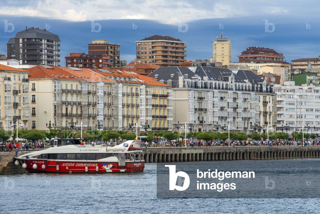 Panoramic seafront view, Santander, NORTH OF SPAIN, 2021 (photo)