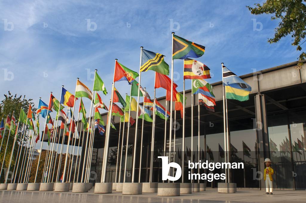 The Kulturforum housing the Gemaldegalerie, Kupferstichkabinett, Kunstbibliothek and Kunstgewerbemuseum in Berlin, Germany.  (photo)