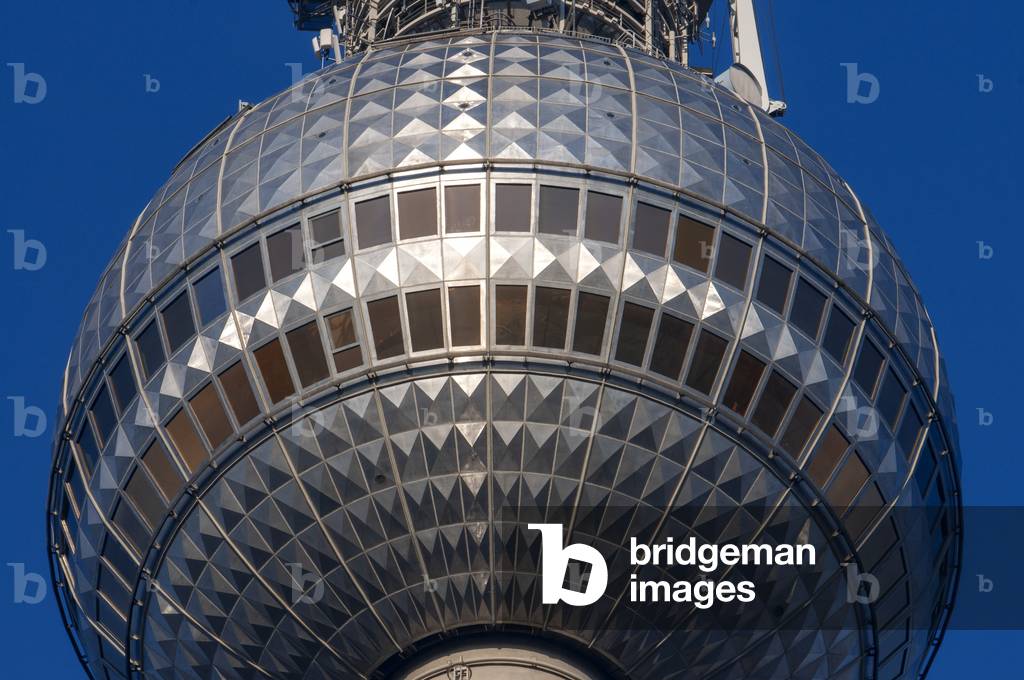 berlin Fernsehturm TV Tower, at 368 meters, the highest building in Germany, Berlin, Germany, Europe (photo)