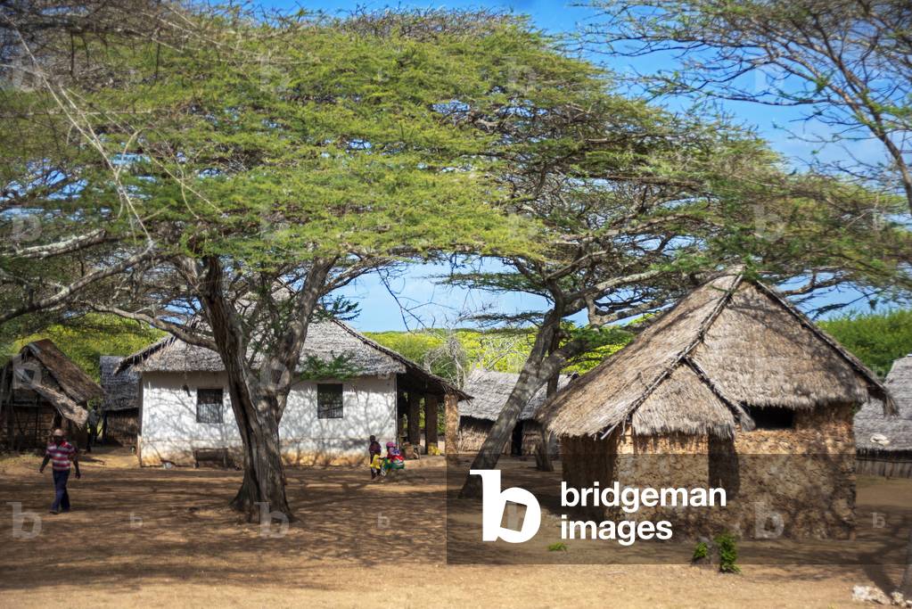 Village near the Takwa ruins on Manda Island in Lamu Island Kenya, 2020 (photo)