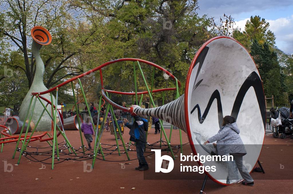 Playground located in Montpellier, 2020 (photo)
