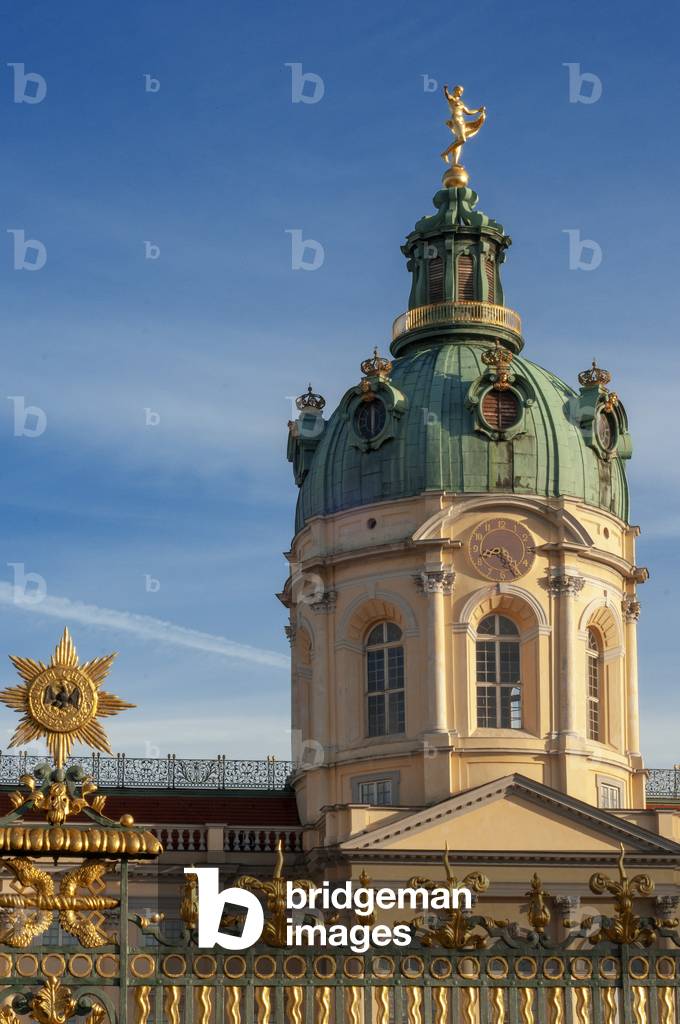 Charlottenburg Palace and its park Schlossgarten rebuilt after Second World War in, Berlin, Germany (photo)