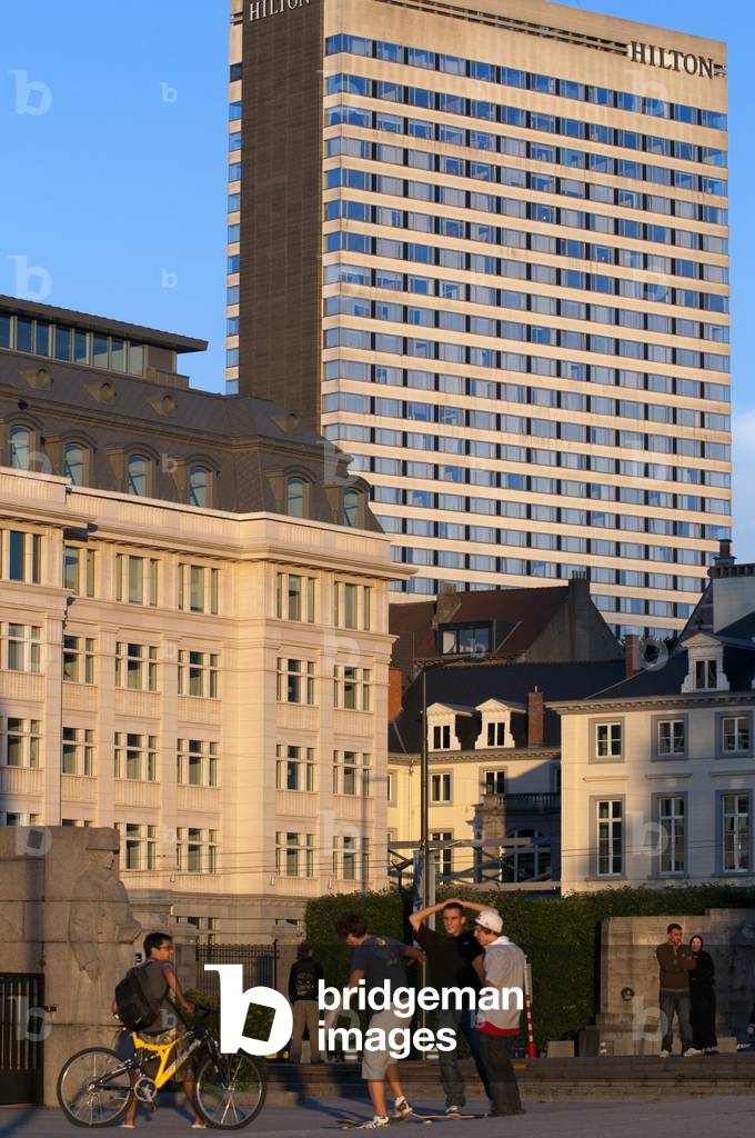 Hilton Brussels City main building, Brussels, Belgium (photo)