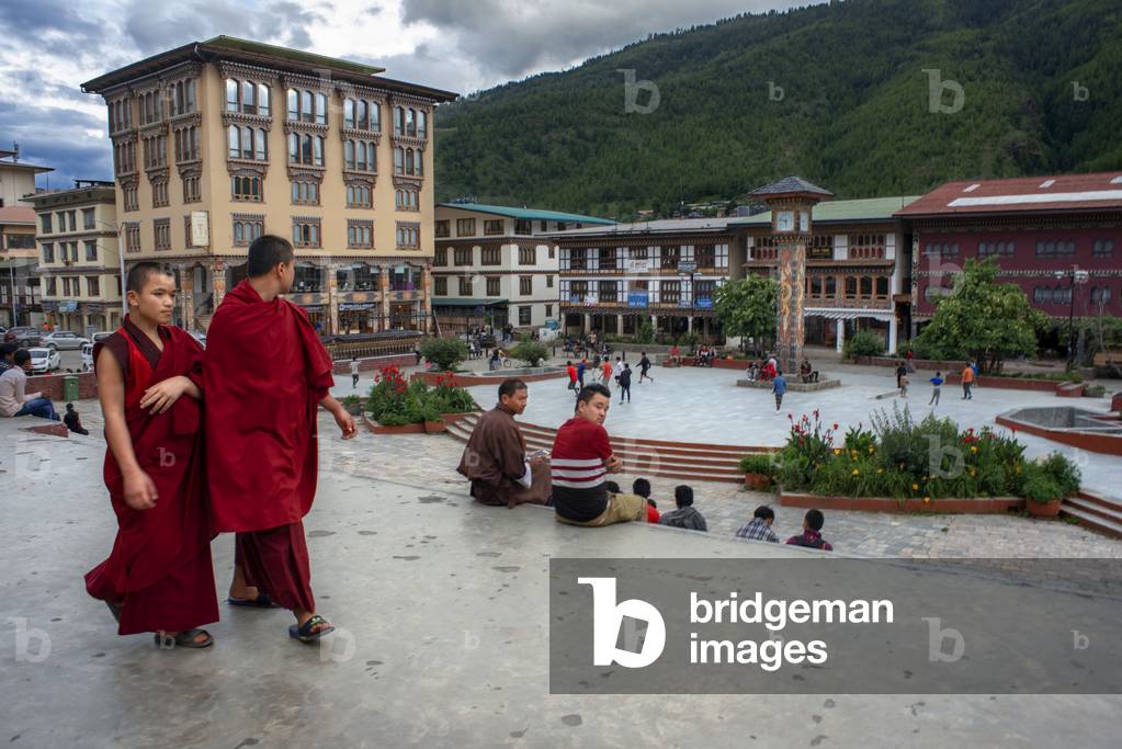 Central Square Clock, Thimphu, Bhutan, 2021 (photo)