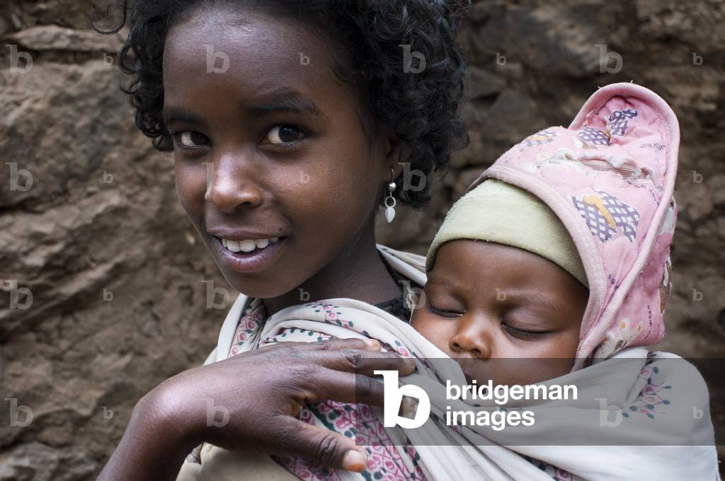 The temple of Yeha in Tigray, museum, Ethiopia (photo)