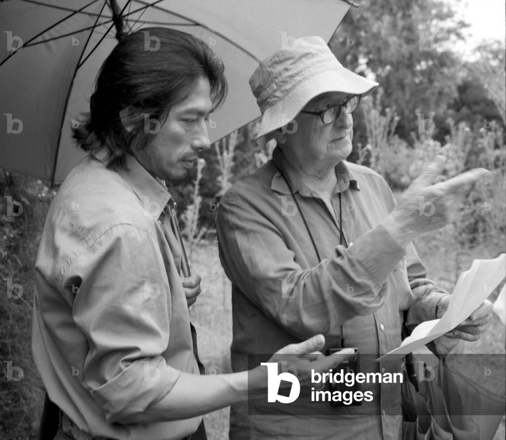 James Ivory with Hiroyuki Sanada