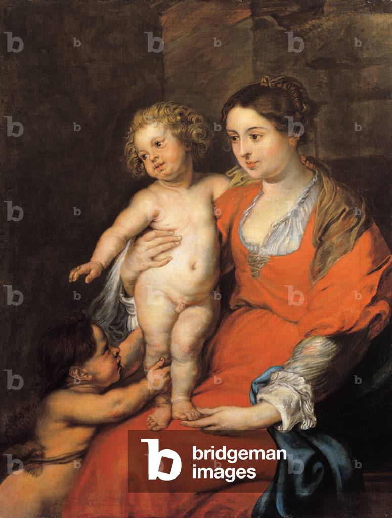 Virgin and Child (oil on canvas)