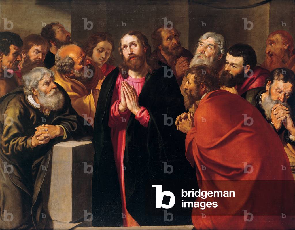 Christ and the Apostles (oil)