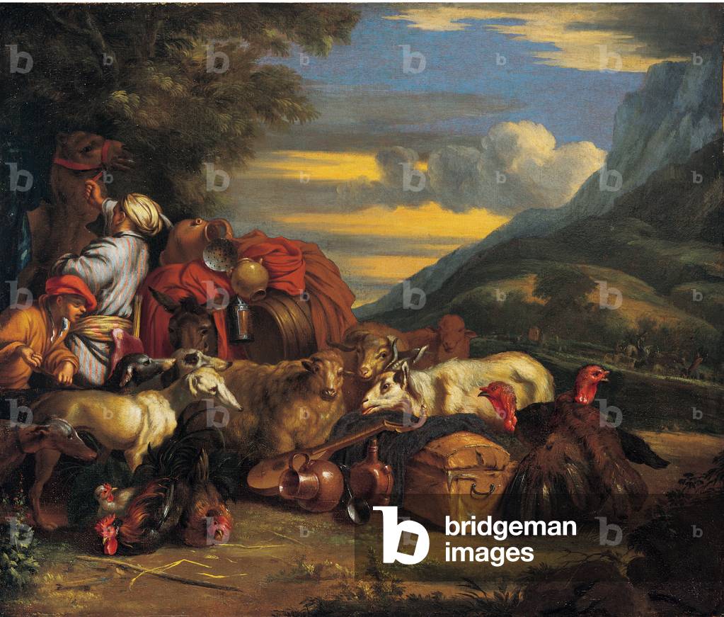 The Journey of Jacob (oil on canvas)