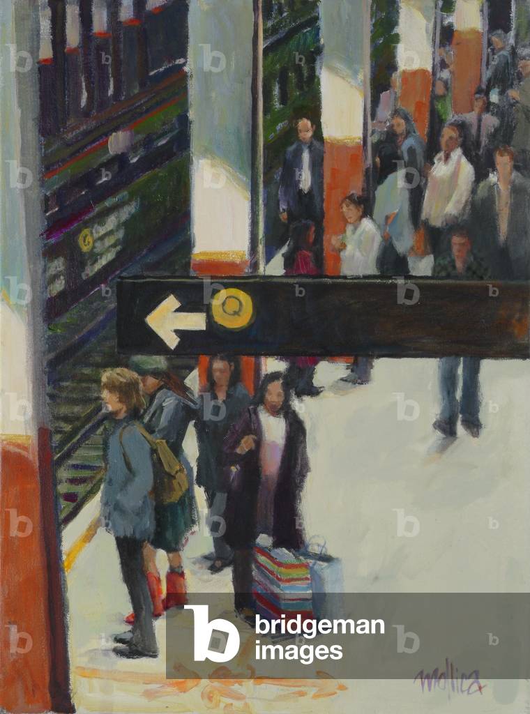 Waiting for the Q 2005 (acrylic)