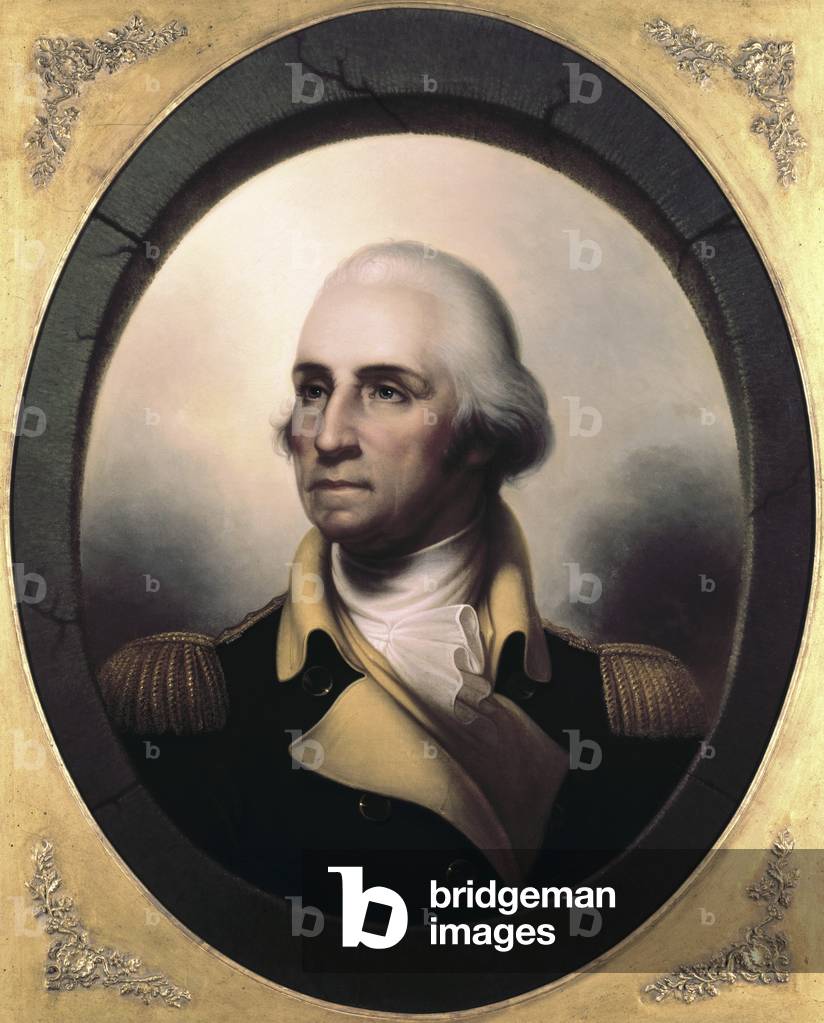 Ritratto di Giorgio Washington (1732-99) (olio su tela)