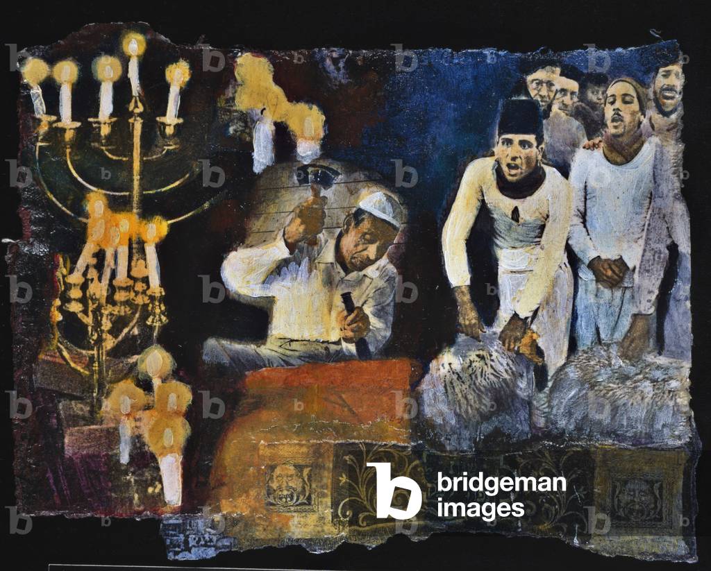 Jerusalem XIV (Stone Cutter, mixed media)