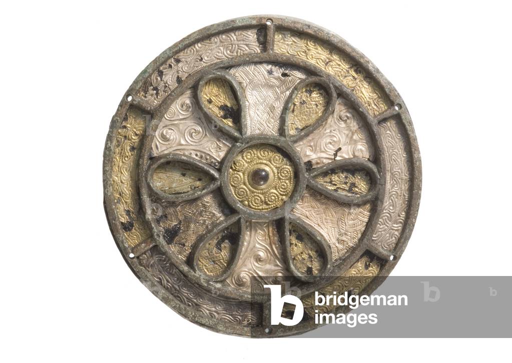 Satchel mount, late 7th century (gold & silver)