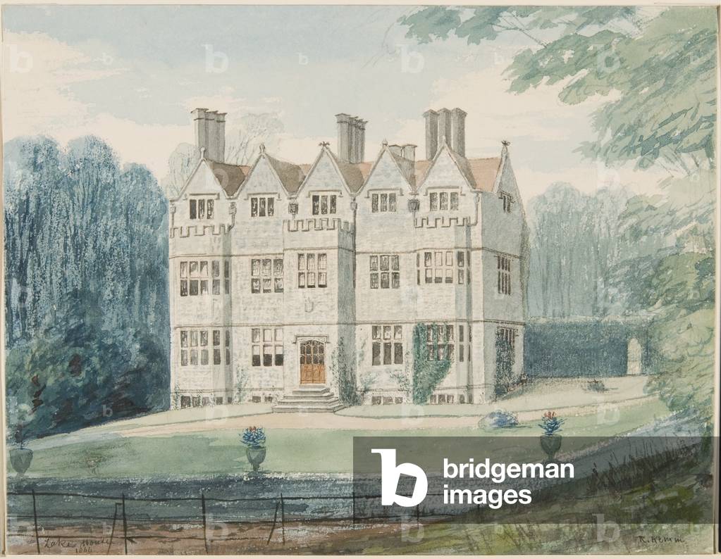 Lake House, c.1866 (pencil & w/c on paper)