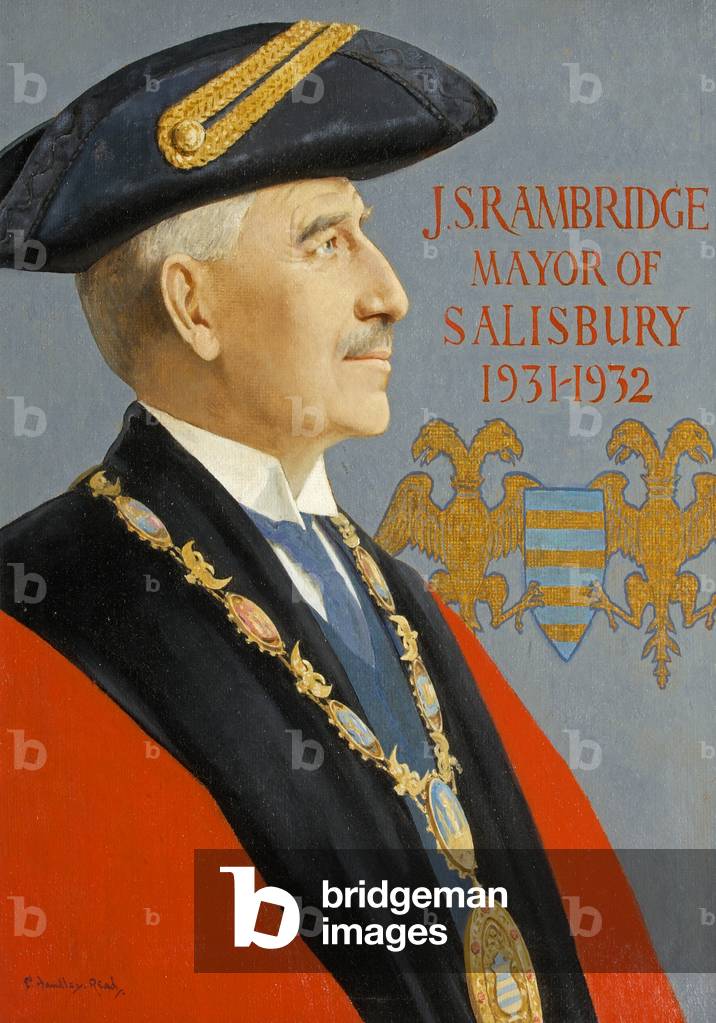 J. S. Rambridge, Mayor of Salisbury, 2002 (oil on canvas)