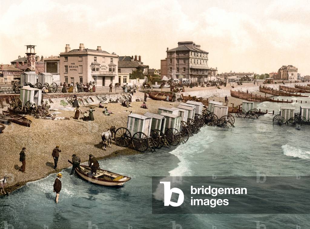 East Parade, Bognor (hand-coloured photo)