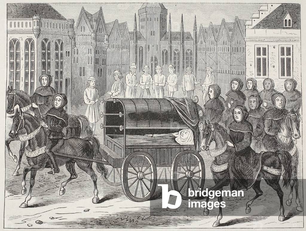 Funeral of Richard II (litho)
