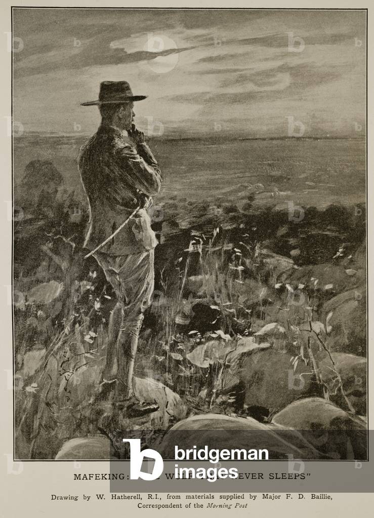 Mafeking: 'Der Wolf, der nie schläft', aus Material, das von Major F.D. Baillie, Korrespondent des “Morning Po