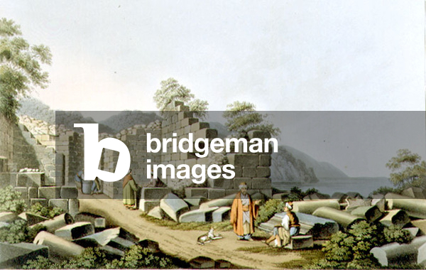 Ruins of an Ancient Temple in Samos, plate 58 from 'Views in the Ottoman Dominions', pub. by R. Bowyer, 1810 (aquatint)