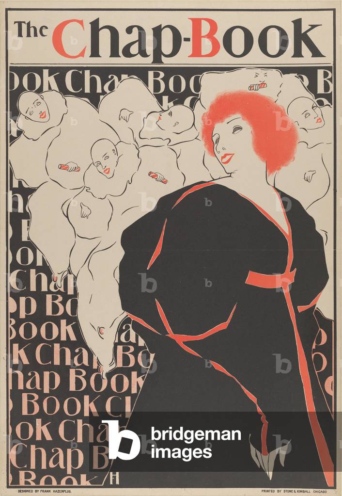 Poster advertising The Chap-Book, pub.1896 (colour litho)