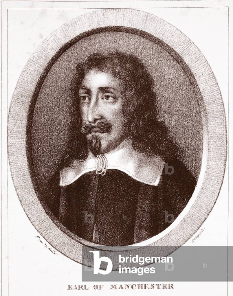 Earl of Manchester, attributed to Delaporte, engraved by de Langlume (litho)