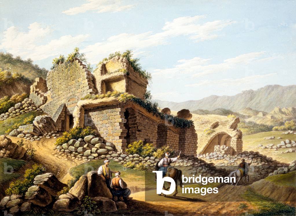 Ruins of the Stadium, 1790s (w/c on paper)