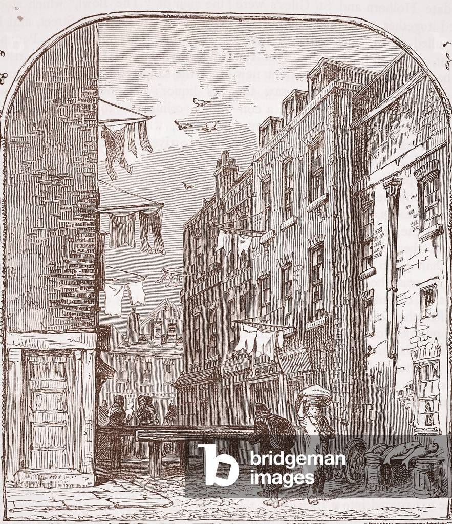 Views in the Rookery, St. Giles's (litho)