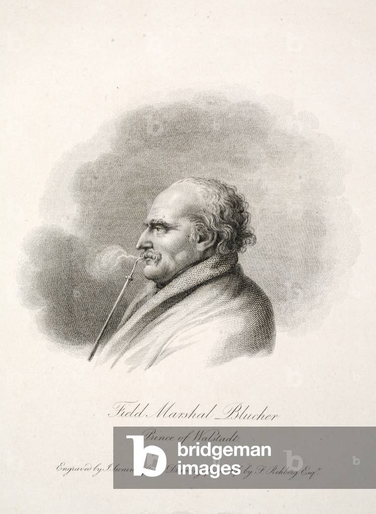 Field Marshall Blucher, Prince of Walstadt, engr J. Swaine, pub. J. Farrer, 1815 (engraving)