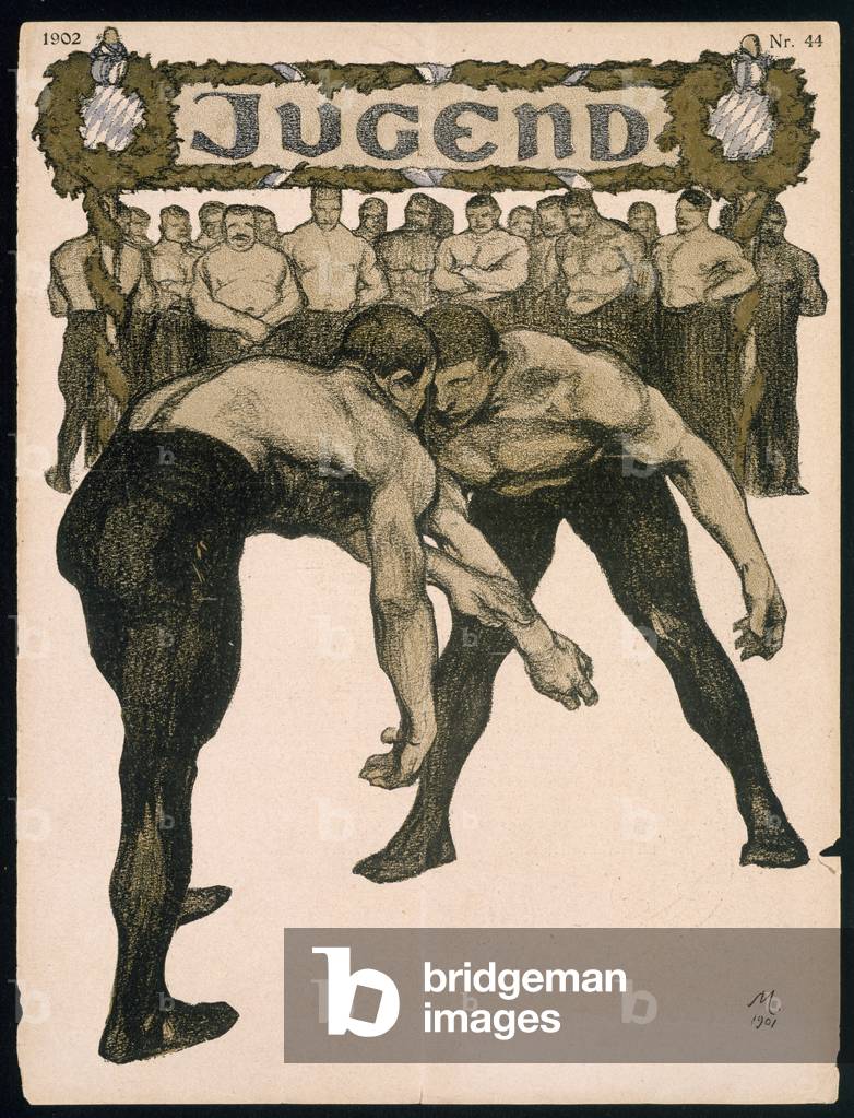 Front cover of Jugend Magazine, 1902 (colour litho)