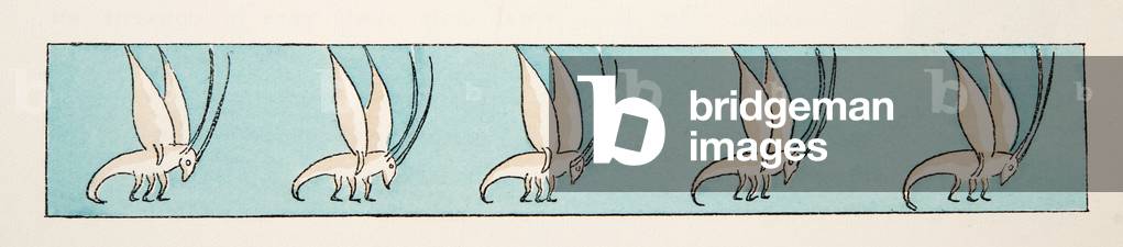 Motif from Priscilla d'Alexandrie by Maurice Magre, pub.1929 (pochoir print)