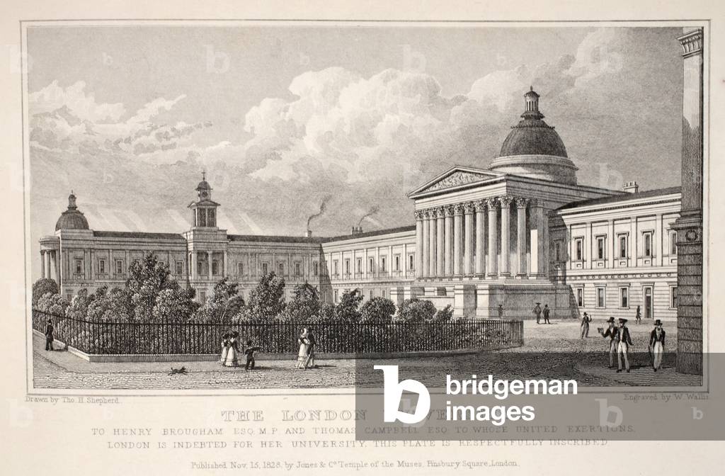 The London University, from 'London and it's Environs in the Nineteenth Century' pub. Jones & Co., 1827-1829 (engraving)