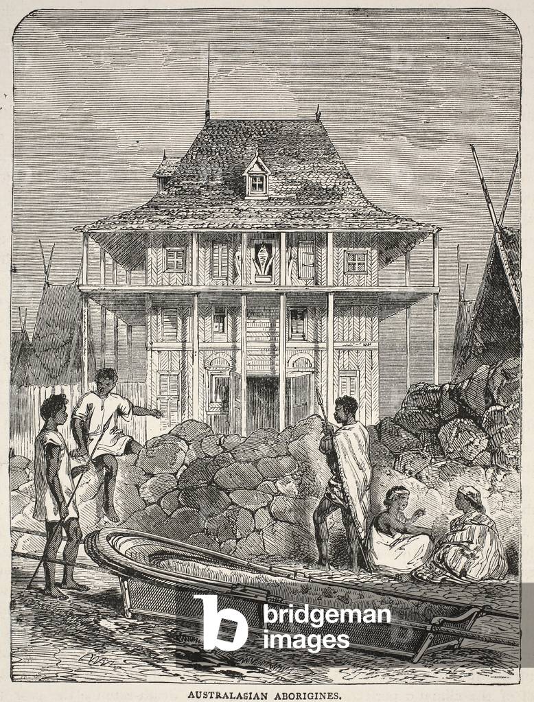 Australian Aborigines (litho)