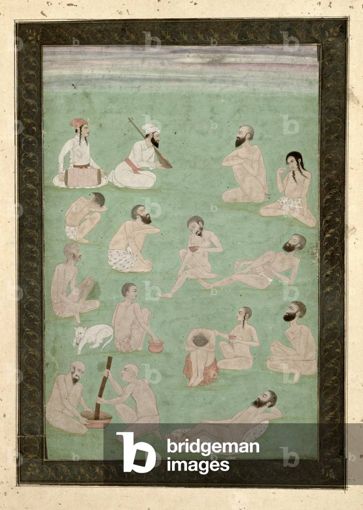 "Tredici Dervisci", 18th Secolo di Mughal School